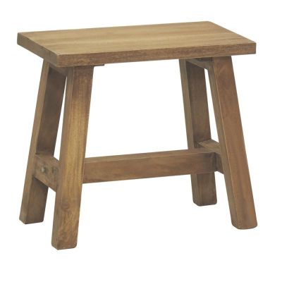 Banc en acajou naturel (Petit modèle)