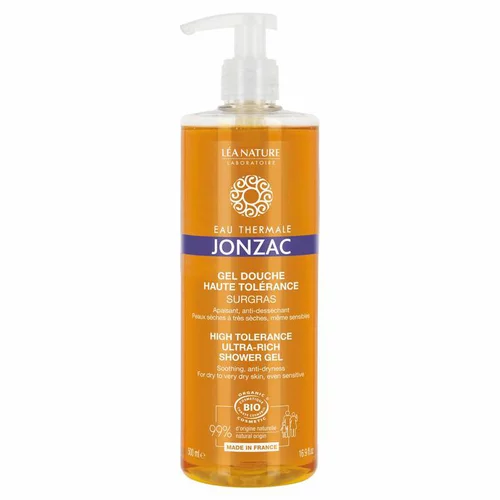 Jardin confort plus：Gel douche haute tolérance surgras Eau Thermale Jonzac - 500 ml