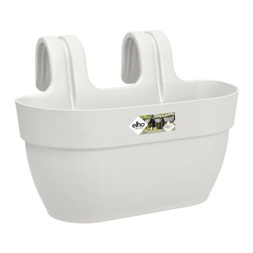 Un choix malin pour l’extérieur:Balconnière Vibia Campana easy hanger medium blanc Elho - 36 x 24,1 cm