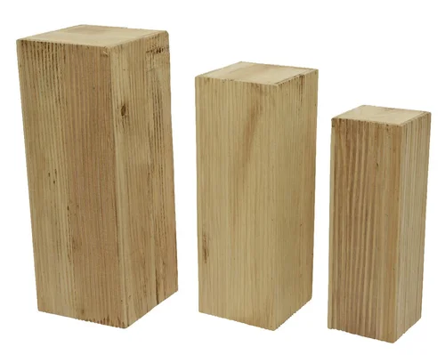 Pour embellir vos extérieurs:Pilier en bois de paulownia T3 - 20 x 20 x H 60 cm