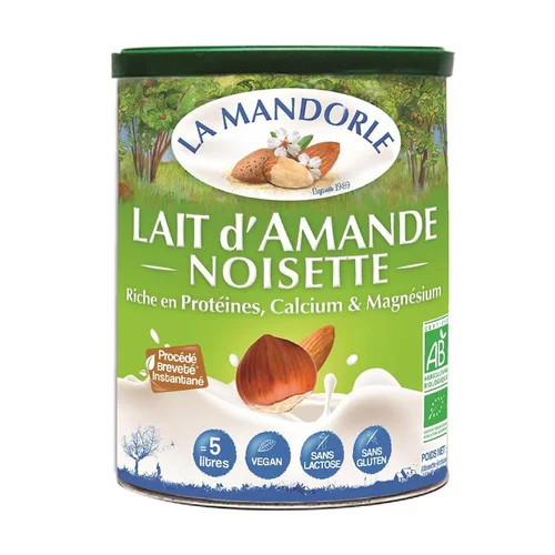 Le pratique au jardin：Lait amande noisette poudre 400g