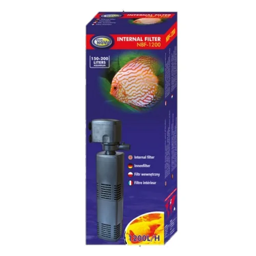 Style au jardin：Filtre interne pour aquarium jusqu'à 200L, AQUA NOVA, NBF-1200