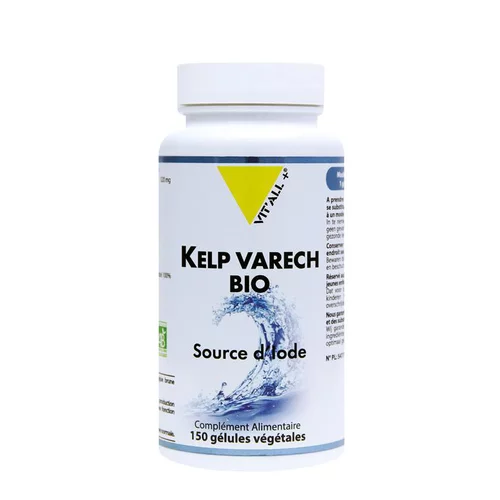 Essentiel maison:Kelp varech bio en boite de 150 gélules