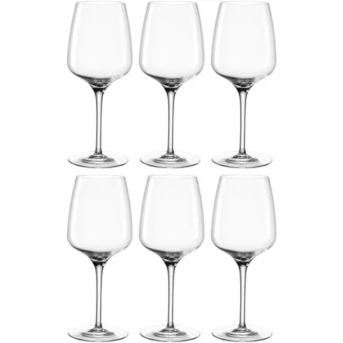 Extérieur qualité：Coffret 6 verres à vin en verre transparent Cesti - 280 ml