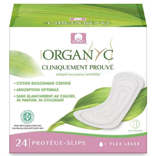 Pour mieux organiser vos extérieurs：Protège slips bio flux léger en pochette individuelle x 24
