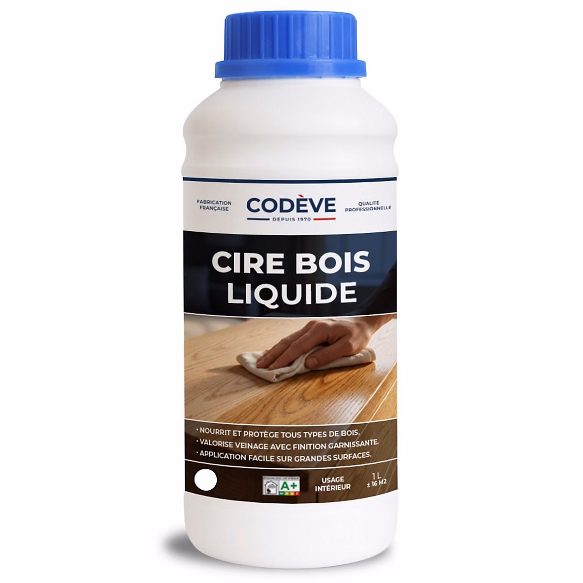 Cire Bois Liquide | 1 L – Codeve Bois – Incolore Pour L'entretien De Votre Bois Exotique En Teck – Ipé – Iroko – Sipo Ou Padouk.