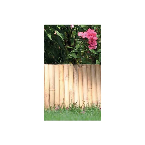 Jardin & pratique:Bordure à planter en bambou naturel Nortene - 100 x 35 cm
