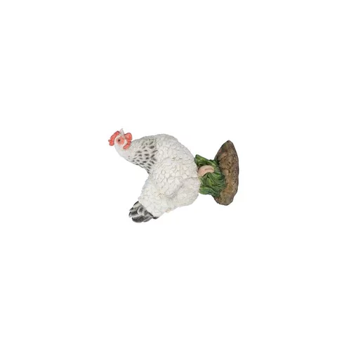 Espace vert facile：Poule naine blanche 27 cm