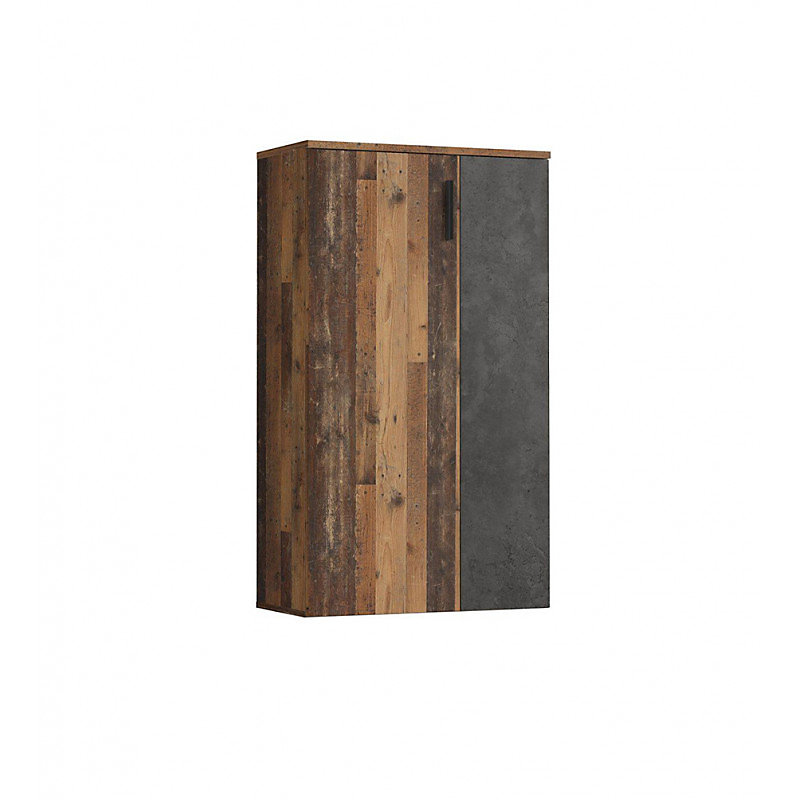Armoire à chaussures 2 portes 5 tablettes décor bois vintage – AMELIE