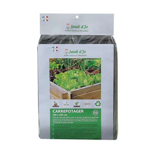 Ambiance jardin：Feutre carré pour potager - 1,2 x 1,2 m