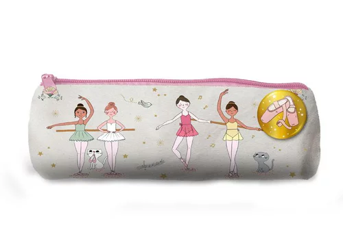 Pour vos besoins extérieurs:Trousse ballerines multicolore Editions Cartes D’art - 23 cm