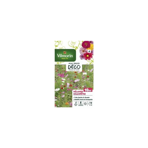 Pour organiser le jardin:Graines en mélange Fleurs Champêtres Ernest Turc 10 m² - graines à semer