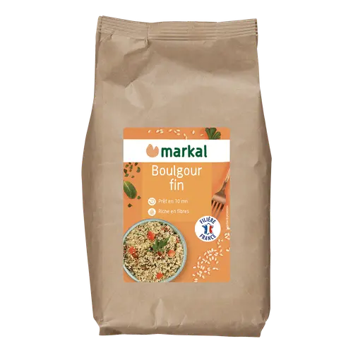 Une touche pratique au jardin:Boulgour fin france bio Markal - 1 kg