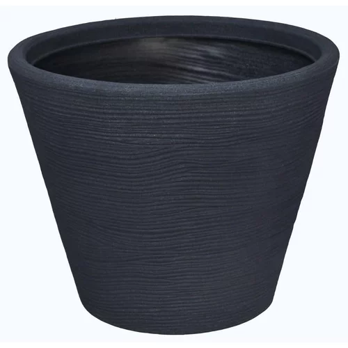 Sélection jardin:Pot évasé pour décoration intérieure ou extérieure granit Mineral – 61 litres Ø 55 x H 45 cm