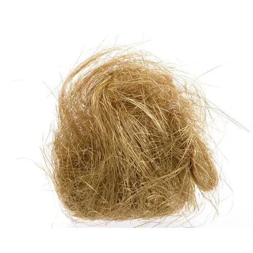 Extérieur pratique:Cheveux d’ange lametta or clair découpé sachet de 20g