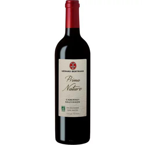 Pour votre espace vert:Vin rouge Bio IGP Pays d’oc Cabernet sauvignon vegan sans sulfite - 75 cl
