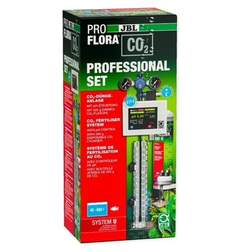 Sélection maison:Kit CO2 professionnel, contrôleur CO2/pH, JBL ProFlora Set U