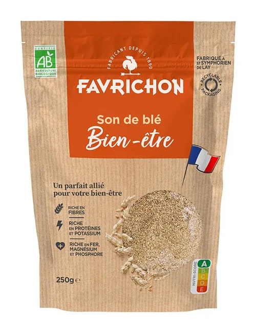 À découvrir au jardin:Son de blé bio Favrichon - 250 g