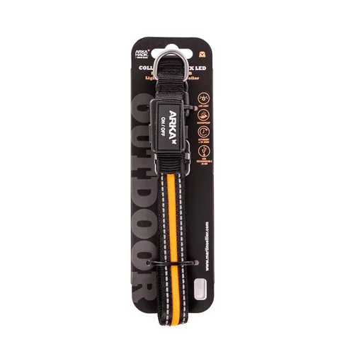 Jardin durable:Collier lumineux orange 1,9x35/40 cm