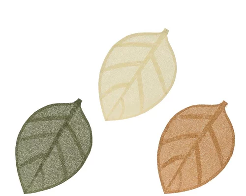 Jardin à découvrir:Set de table coloris marron en papier - 46,5 x 30 cm