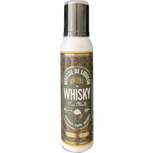 Jardin à embellir：Mousse de liqueur de whisky pure malt Smoos - 120 ml
