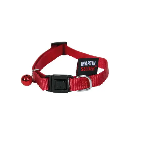 Un choix pratique pour le jardin:Collier pour chat en nylon rouge