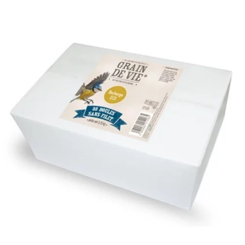 Simple dehors：Recharge éco de 35 boules de graisse sans filet Grain de Vie - 3,15 kg