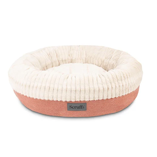 Pour profiter dehors：Couchage pour chien coloris orange corbeille ronde Scruffs Ellen - Taille XL Ø 75 cm