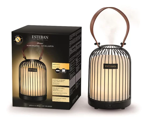 Un choix pratique pour l’extérieur:Diffuseur de parfum en verre noir Esteban Edition Lampion