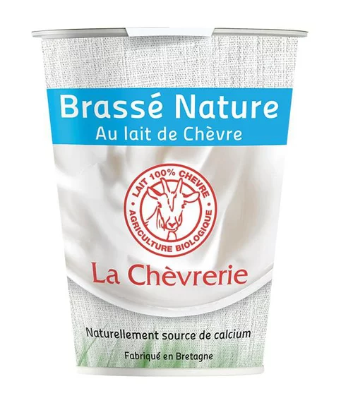 Pour équiper le jardin：Yaourt au lait de chèvre nature La Chèvrerie - 400 g