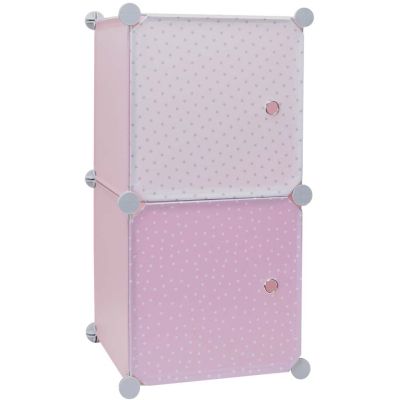 Rangement enfant 2 cubes modulables 30x30 cm