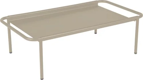 Jardin chez vous：Table basse Coolside coloris muscade en acier Fermob - 115 x 63 cm