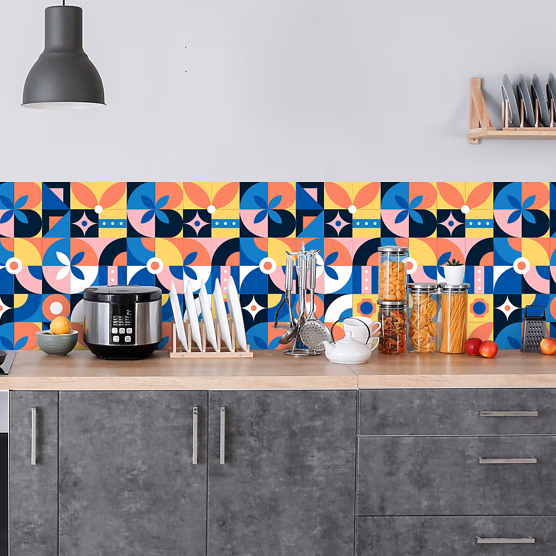 Crédence adhésive motifs déco design 60 × 400 cm