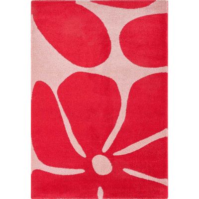 Tapis intérieur à poils longs Swing 385 rouge (80 x 140 cm)