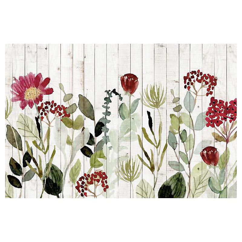 Brise vue imprimé fleurs design AQUARELLA FLORA – H.2 x L.3 m | 100% occultant | Made in France par Scenolia + kit de fixation offert