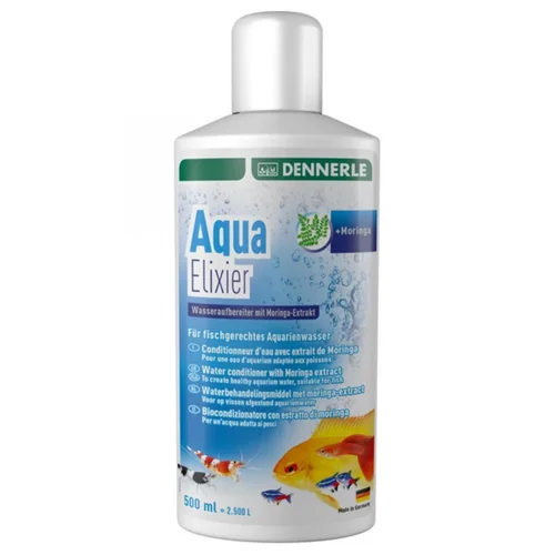 Pour transformer vos extérieurs:Conditionneur d'eau Aqua Elixier, détoxifiant, DENNERLE - contenance 500 ml