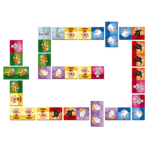 Malin au jardin:Jeu de dominos rigolooo – 3 à 7 ans