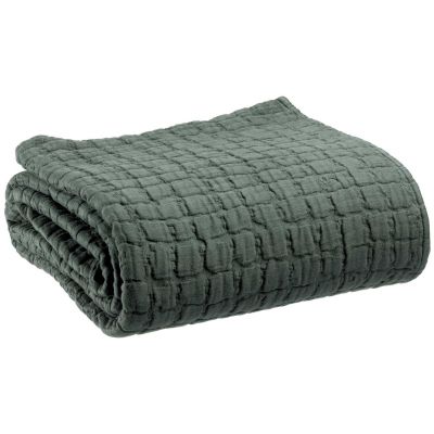 Plaid en coton Swami 130 x 200 cm (Thym)