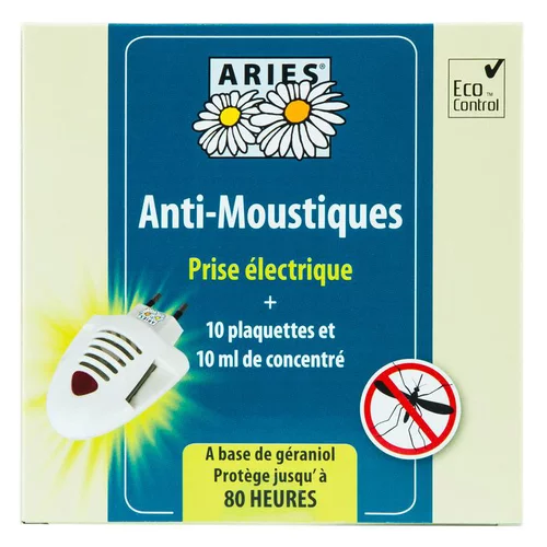 Pour faciliter le quotidien au jardin：Diffuseur électrique anti-moustiques avec 10 plaquettes