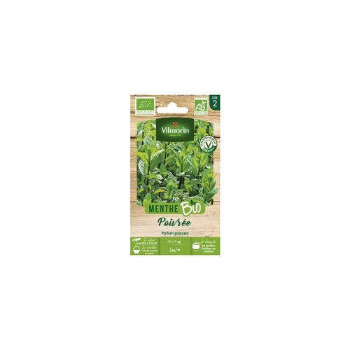 Idéal pour le jardin：Menthe Poivrée Bio Vilmorin - graines à semer