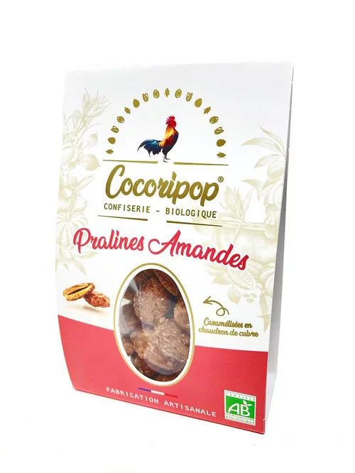 Pour votre extérieur:Praliné amande bio Cocoripop - 100 g