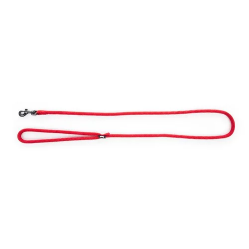 Pour un jardin bien équipé:Laisse ronde pour chien coloris rouge 1,3 cm x 1 m