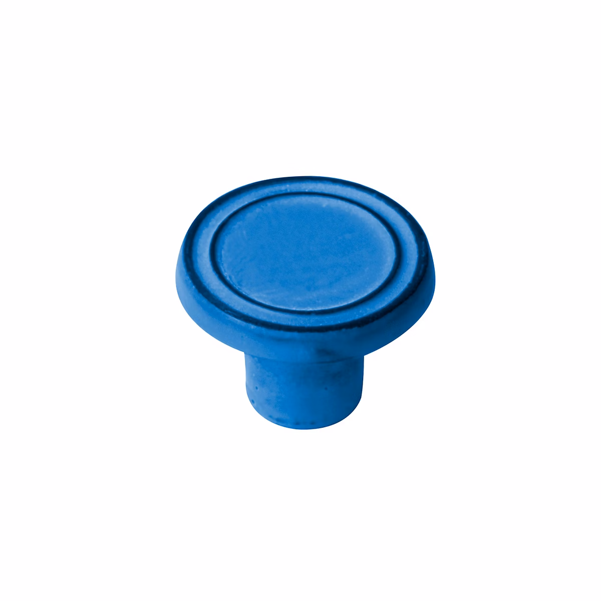 Bouton de meuble fer diamètre 35 mm en fer vieilli patiné bleu lot de 24 piéces – Réf. QDHAEJWAQ5298679842