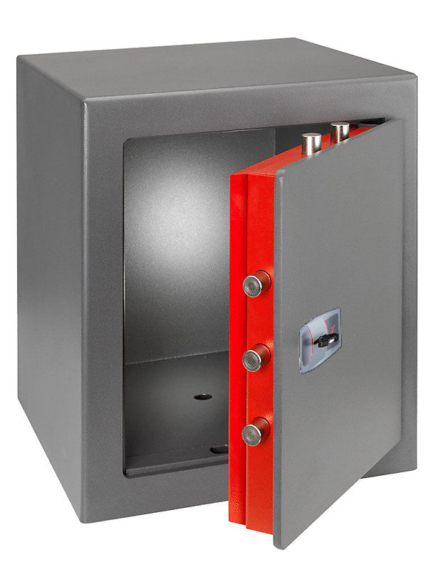 Coffre fort ignifuge certifié à clé DPK/7 – 39.5 L, TECHNOMAX