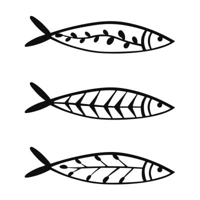 Décoration murale en métal - Mer (Poisson)