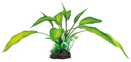 Pour vos besoins au jardin：Plante artificielle pour aquarium ou terrarium coloris vert Cryptocoryne SuperFish Art Plant M - 25 cm