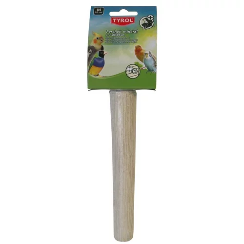 Idée nature:Perchoir droit minéral pour oiseaux coloris beige Tyrol – 20 cm