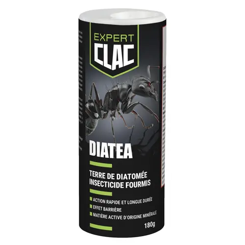 Adapté à votre jardin：Insecticide fourmis noires terre de diatomée en flacon salière Expert Clac - 180 g