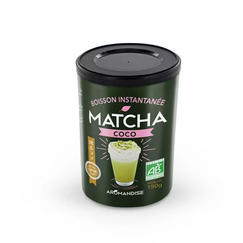 Un choix malin pour le jardin:Matcha coco bio Aromandise - 150 g