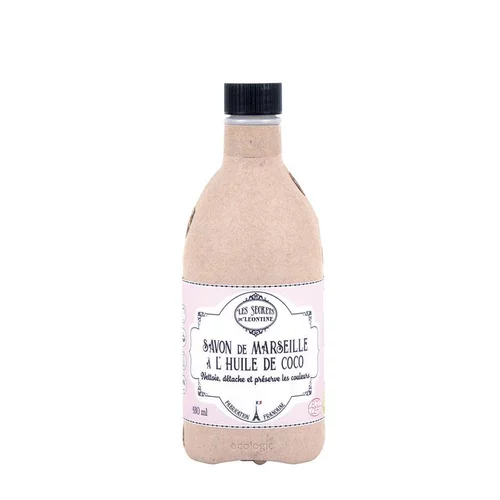 Un plus pour votre jardin：Flacon savon de Marseille huile de coco 480 ml
